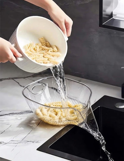💦Drain Basket with Jumpstart Sale Spout, Kitchen Sink Strainer Drainage Basket Funnel for Food, Kitchen Supplies & Accessories Gadgets for Washing Vegetables & Fruits