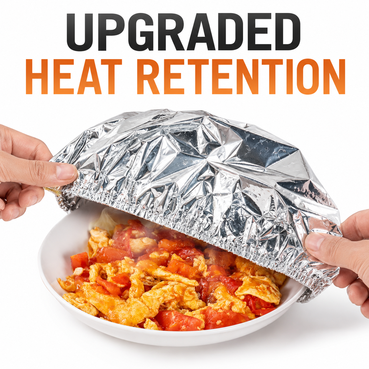 Home dining table & food container aluminum foil heat-retaining cover, kitchen food insulation and freshness keeping, high-quality aluminum foil.