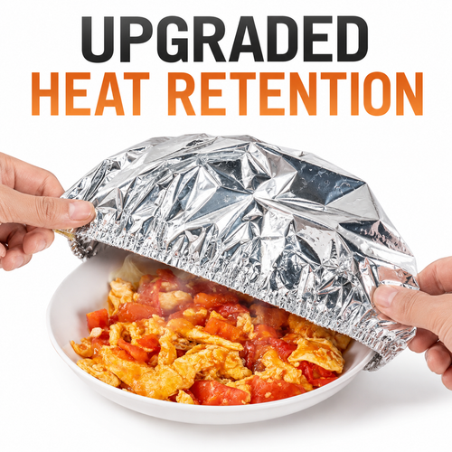 Home dining table & food container aluminum foil heat-retaining cover, kitchen food insulation and freshness keeping, high-quality aluminum foil.