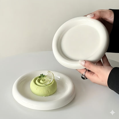 "Chubby" Aesthetic Ceramic Dessert Plate