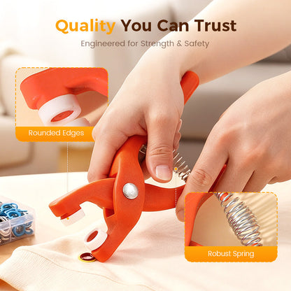 𝗠𝗲𝘁𝗮𝗹 𝗦𝗻𝗮𝗽 𝗕𝘂𝘁𝘁𝗼𝗻𝘀 𝘄𝗶𝘁𝗵 𝗙𝗮𝘀𝘁𝗲𝗻𝗲𝗿 𝗣𝗹𝗶𝗲𝗿 𝗧𝗼𝗼𝗹 𝗞𝗶𝘁