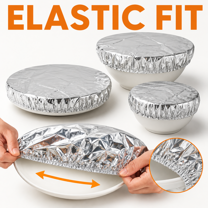 Home dining table & food container aluminum foil heat-retaining cover, kitchen food insulation and freshness keeping, high-quality aluminum foil.