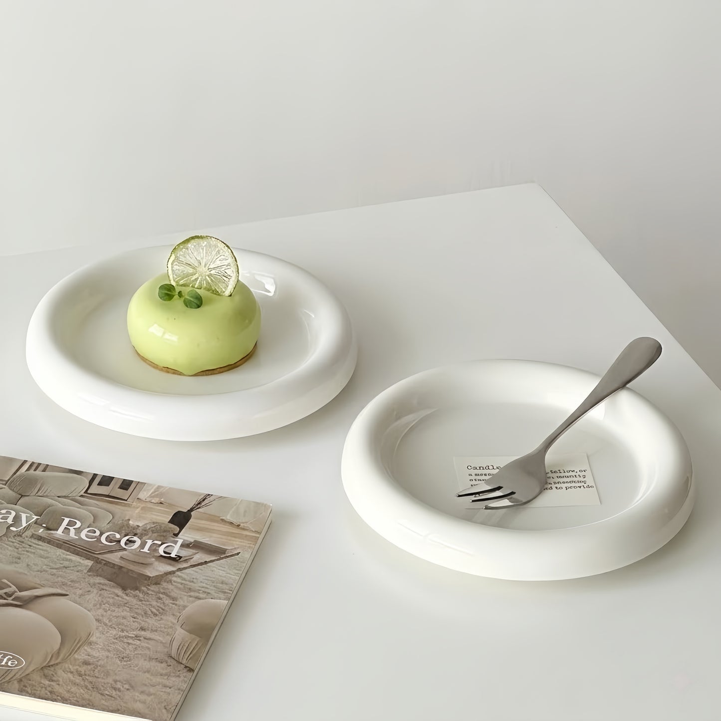 "Chubby" Aesthetic Ceramic Dessert Plate