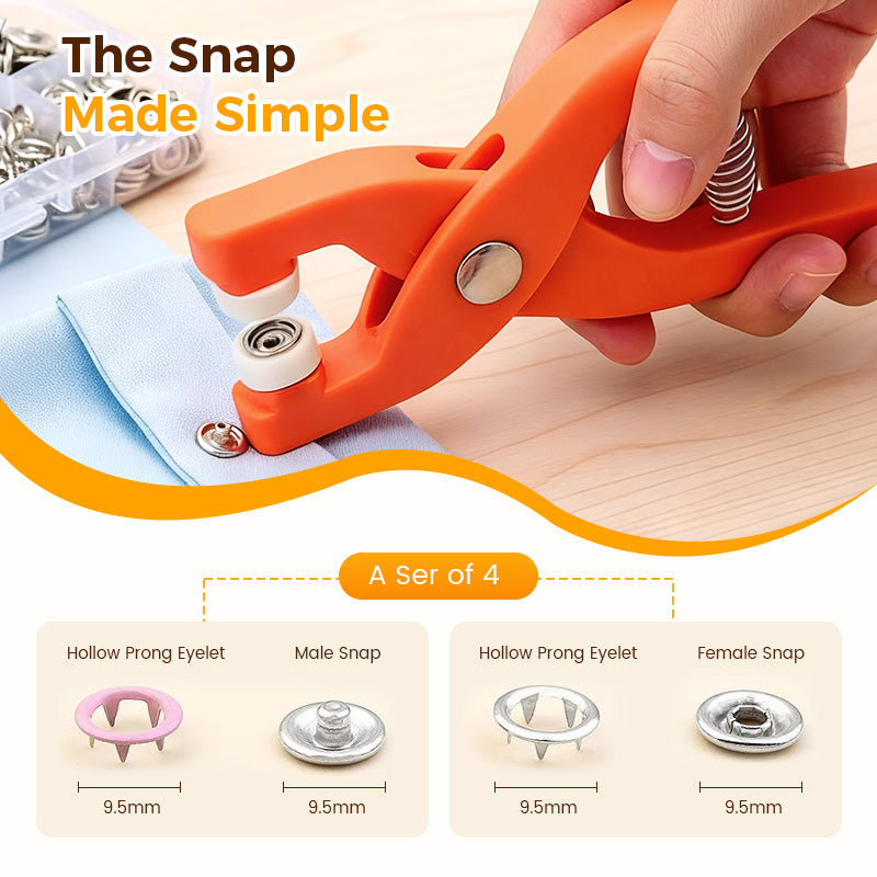 𝗠𝗲𝘁𝗮𝗹 𝗦𝗻𝗮𝗽 𝗕𝘂𝘁𝘁𝗼𝗻𝘀 𝘄𝗶𝘁𝗵 𝗙𝗮𝘀𝘁𝗲𝗻𝗲𝗿 𝗣𝗹𝗶𝗲𝗿 𝗧𝗼𝗼𝗹 𝗞𝗶𝘁