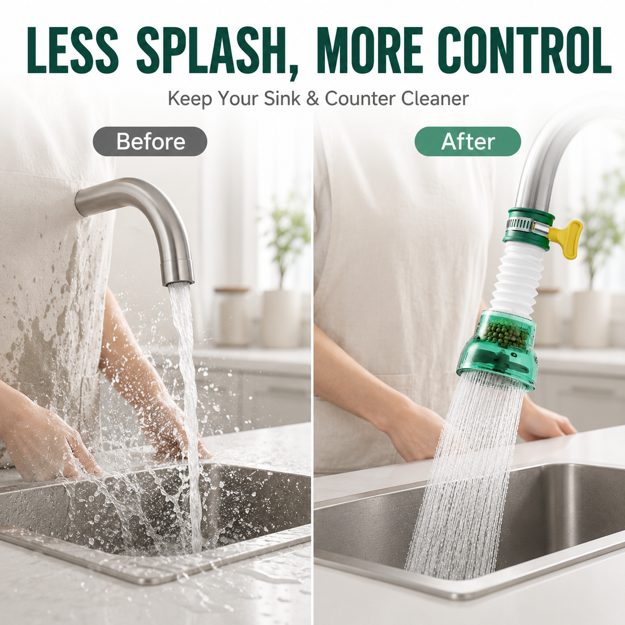💧360° Faucet Filter Extender