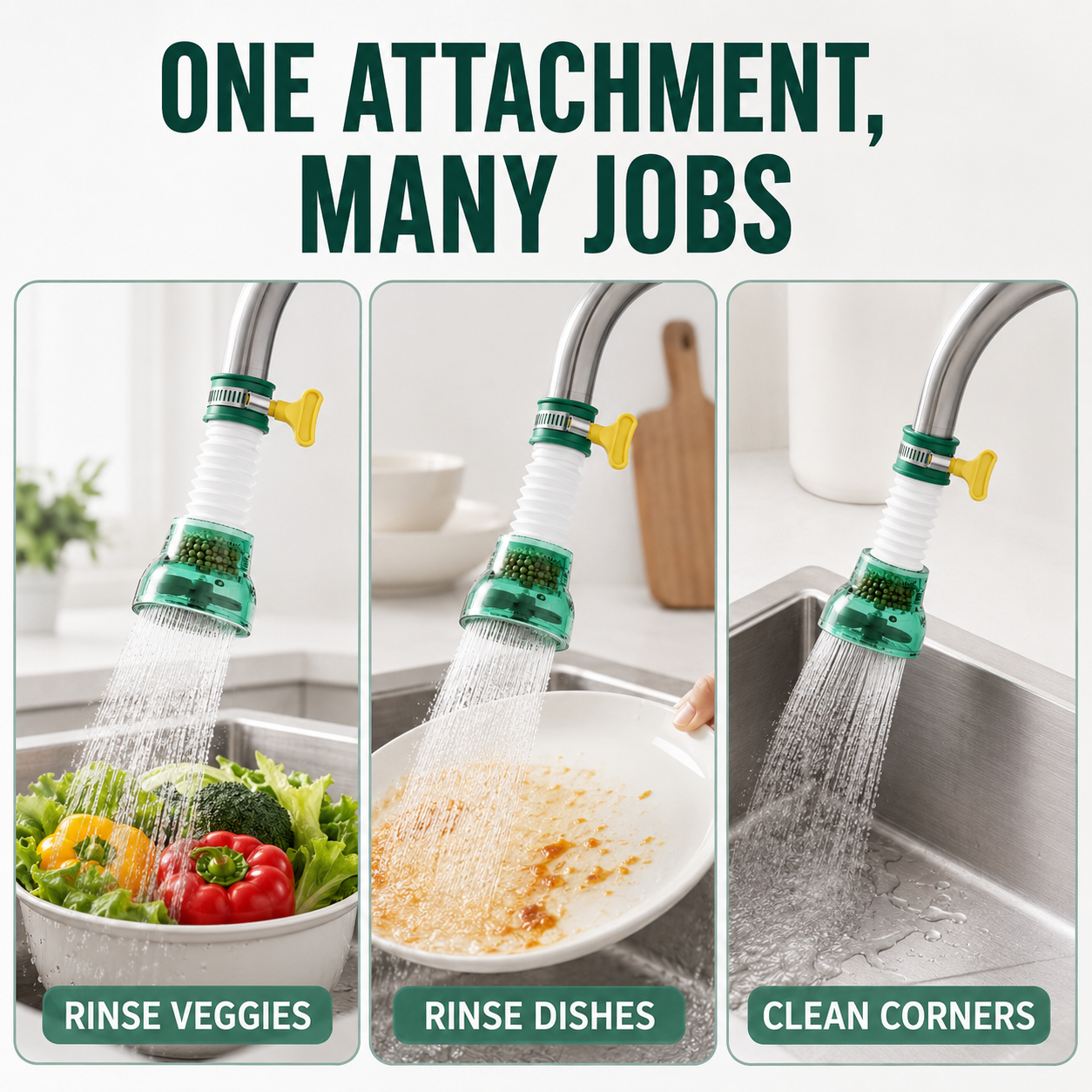 💧360° Faucet Filter Extender