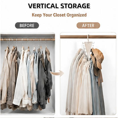 360° Rotating Vertical Closet Organizer Hanger