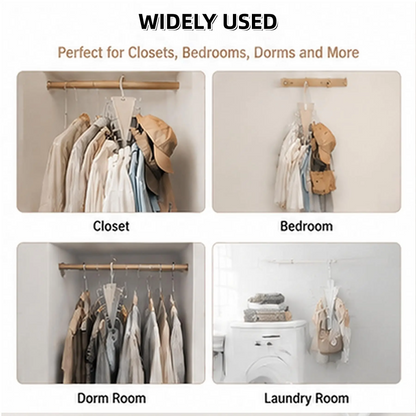 360° Rotating Vertical Closet Organizer Hanger
