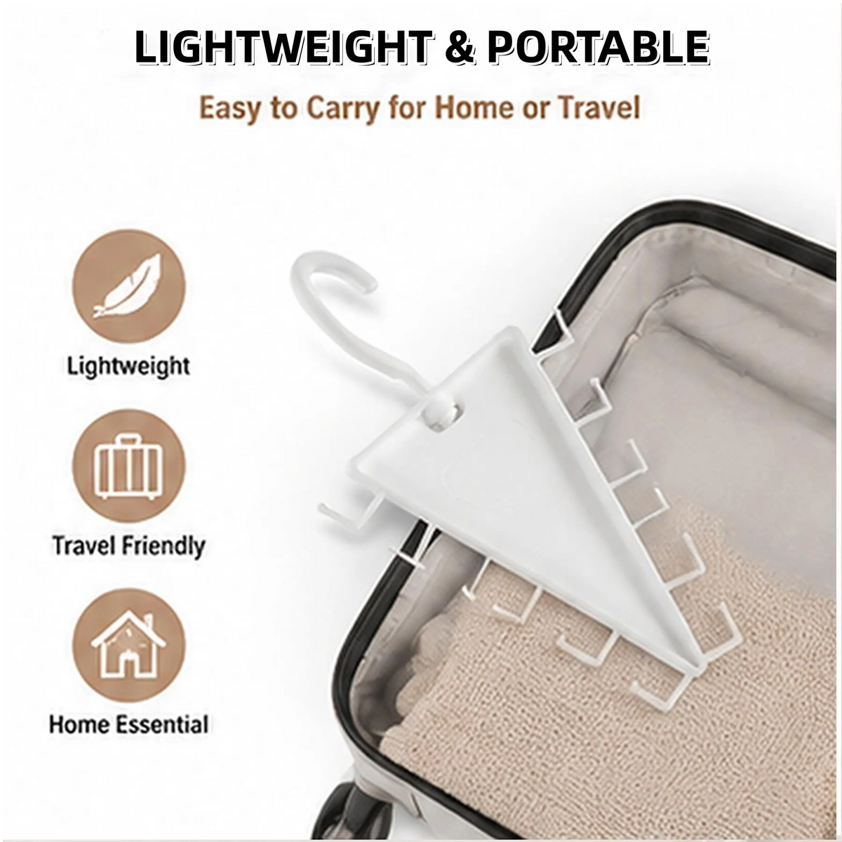 360° Rotating Vertical Closet Organizer Hanger