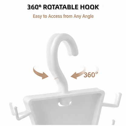 360° Rotating Vertical Closet Organizer Hanger